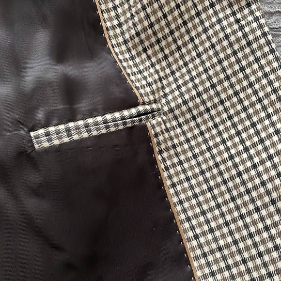 Massimo Dutti checked wool blazer - Picture 7 of 15